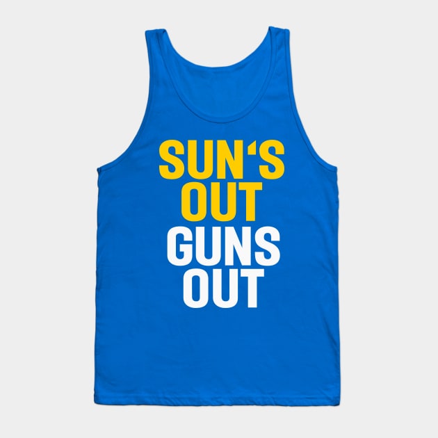 Sun's out, guns out. Tank Top by respublica